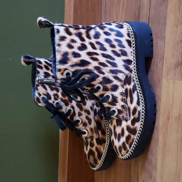 Gianni Bini Shoes - ⭐SALE!!! Giani Bani leopard moto boots. NWT Size 6.5